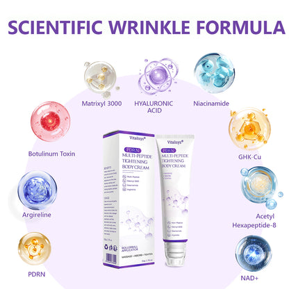 Vitalisys®🔥 PDRN Multi-Peptide Massaging Body Roller Cream- Anti-aging, Hydrating, Skin Firming & Lifting, Skin Repair, Even Tone, Acne and Dark Spot Treatment, Wart and Mole Removal, and Psoriasis Relief.