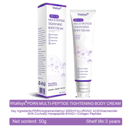 Vitalisys®🔥 PDRN Multi-Peptide Massaging Body Roller Cream- Anti-aging, Hydrating, Skin Firming & Lifting, Skin Repair, Even Tone, Acne and Dark Spot Treatment, Wart and Mole Removal, and Psoriasis Relief.