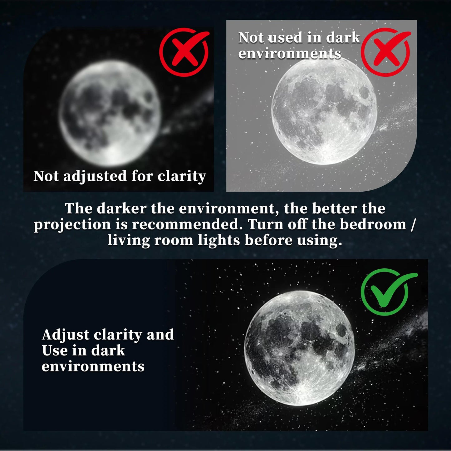 PKNEW® NEXT-GEN SMART PROJECTION HD Smart Dynamic 5D Holographic Night Light Projector🌌